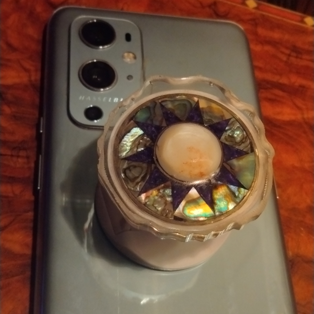 Abalone handmade phone grip